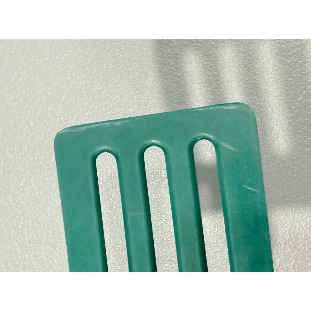 VTG Spatula Turner Green White Kitchen Utensil Stainless Steel Nylon small